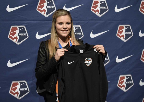 Rachel Daly at the NWSL Draft